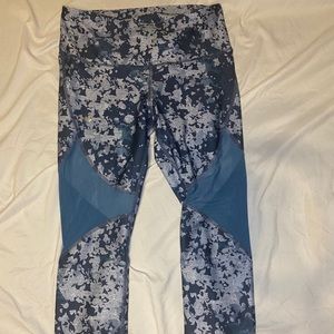 Blue under armour 3/4 leggings